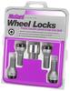 McGard 27326 Chrome/Black Bolt Style Cone Seat Wheel Lock Set
