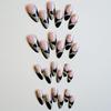 Gotische Flash Gold Falsche Nägel: Spicy Girl Tragbare Nagelkunst-Sticker, 24-teiliges Set.