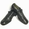 70s-80s Vintage ARISTOKRAT OLD GOLD Full Brogue Wingtip Size 10.5 28.0-28.5 Black