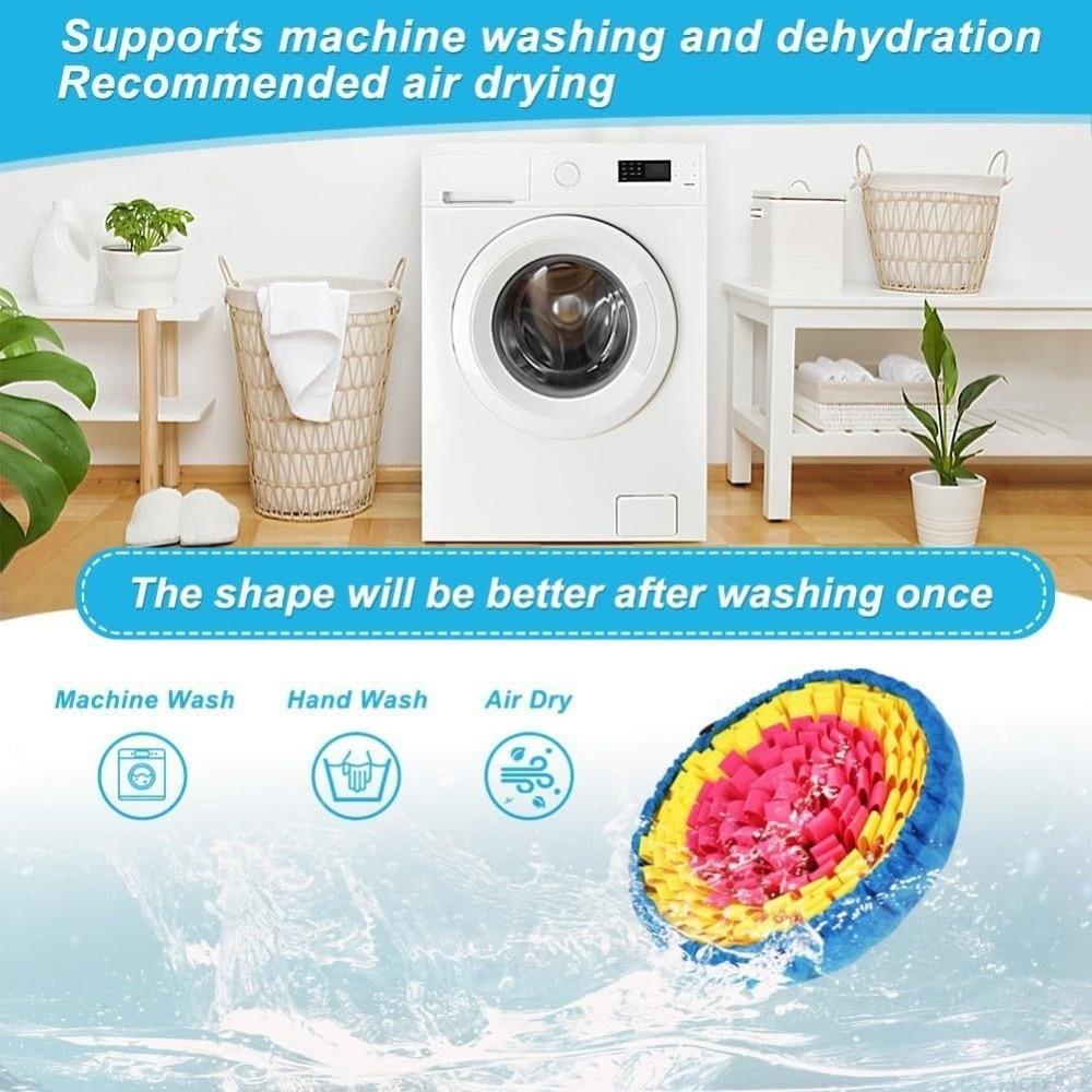 Neue Polyester Welpen Schnüffelmatte Große Größe Langsames Fressen Hunde Puzzle Futterspender Futterausgabe Langlebige Haustier Duftmatte für Hundetraining