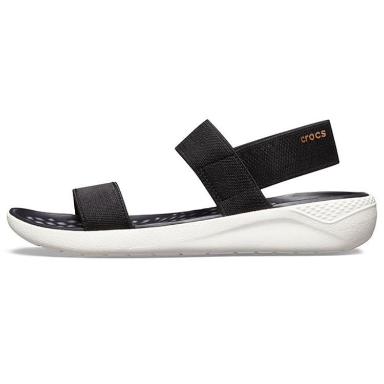 (WMNS) Crocs LiteRide Fashion Black Sandals Women s 205106-066 EU 36-37