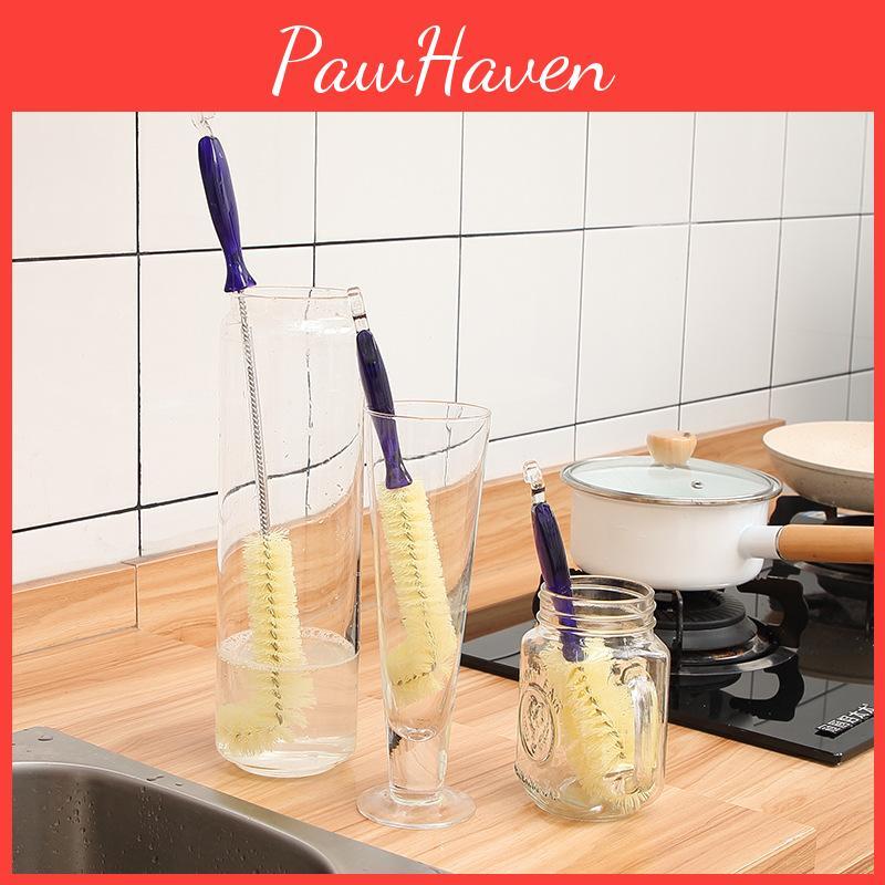 Teapot Durable Plastic Brush For Deep Cleaning With Comfortable Handle Grip