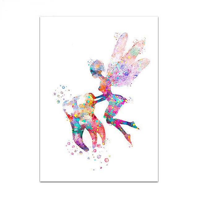 Dental Art Cartoon Style Wall Art Posters Tooth Medical Canvas Painting Print Pictures Dentist Gift Modern Clinic Home Decor No Frame