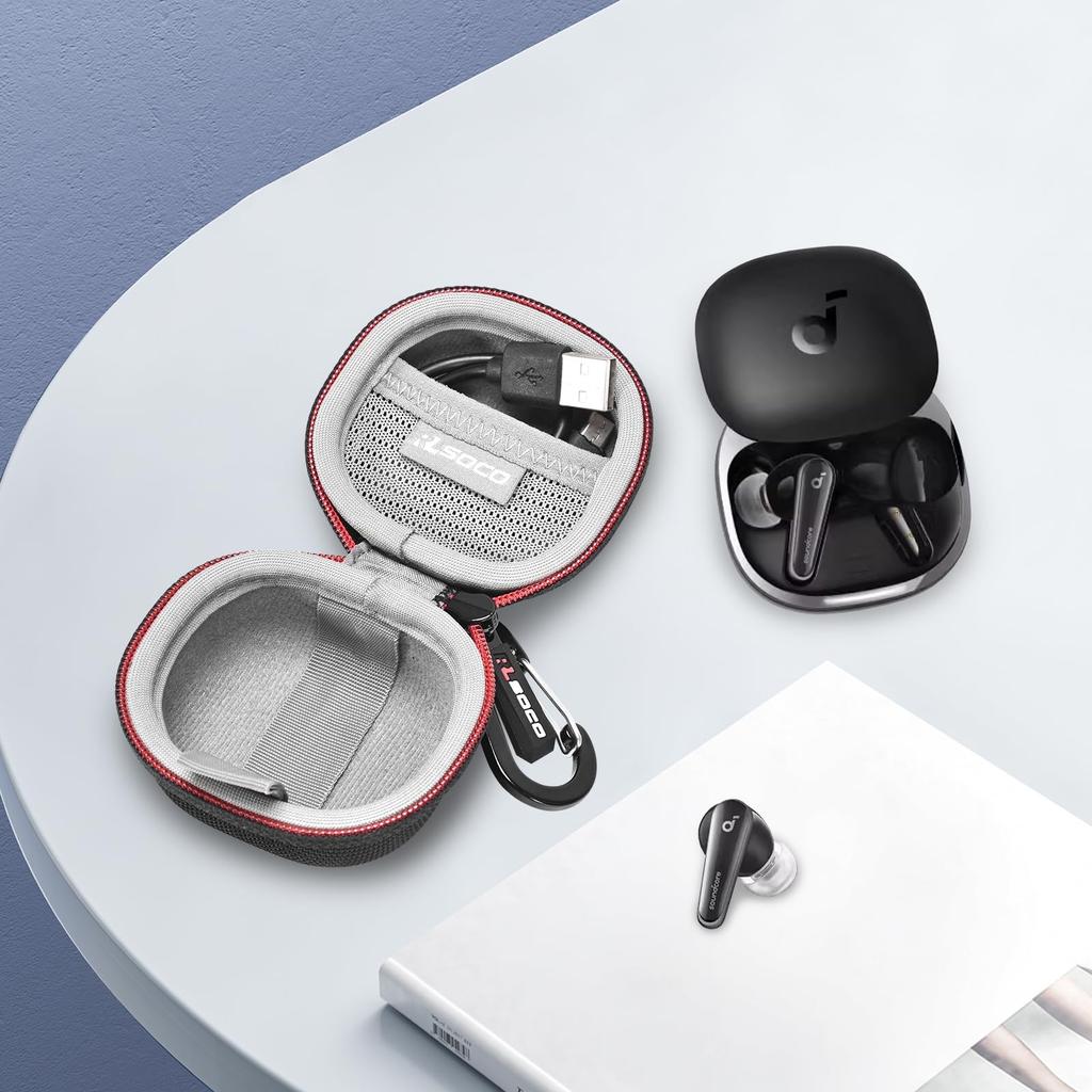 RtLtsoco Θήκη Soundcore P40i για Anker Soundcore P40i Ασύρματα Ακουστικά, Προστατευτικό, Ανθεκτικό σε Πτώσεις, Κάλυμμα, Προστασία, Ελαφρύ, (Μόνο υπόθεση)