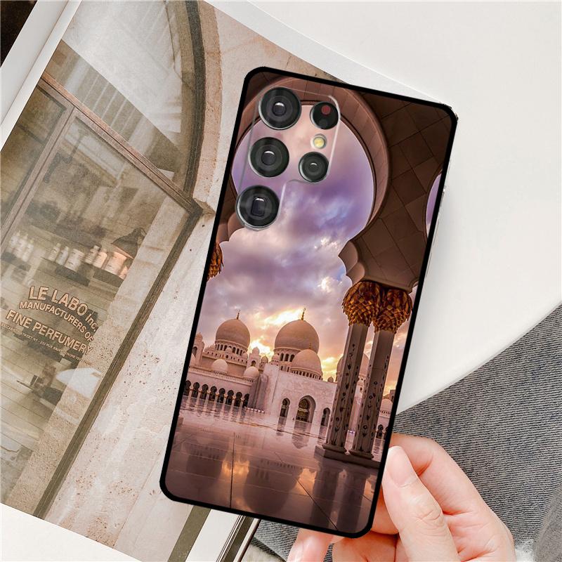 Arabic Muslim mosque building Phone Case For Samsung Galaxy S24 Ultra S9 S10 S20 S22 S21 Plus S23 FE S25 Ultra Full Cover