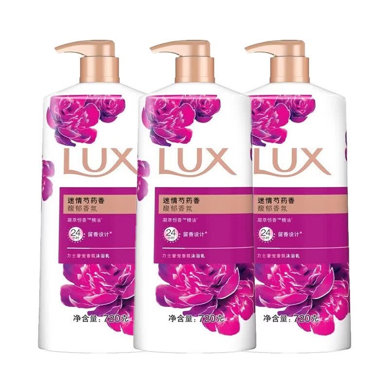 Lux Premium Peony Scented Shower Gel