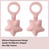 Tub Drain Stopper 2 Pieces Star-Shaped Leak-Proof Bathtub Stopper Silicone Drain Plug For Home Hotel Apartment Rental House Boys