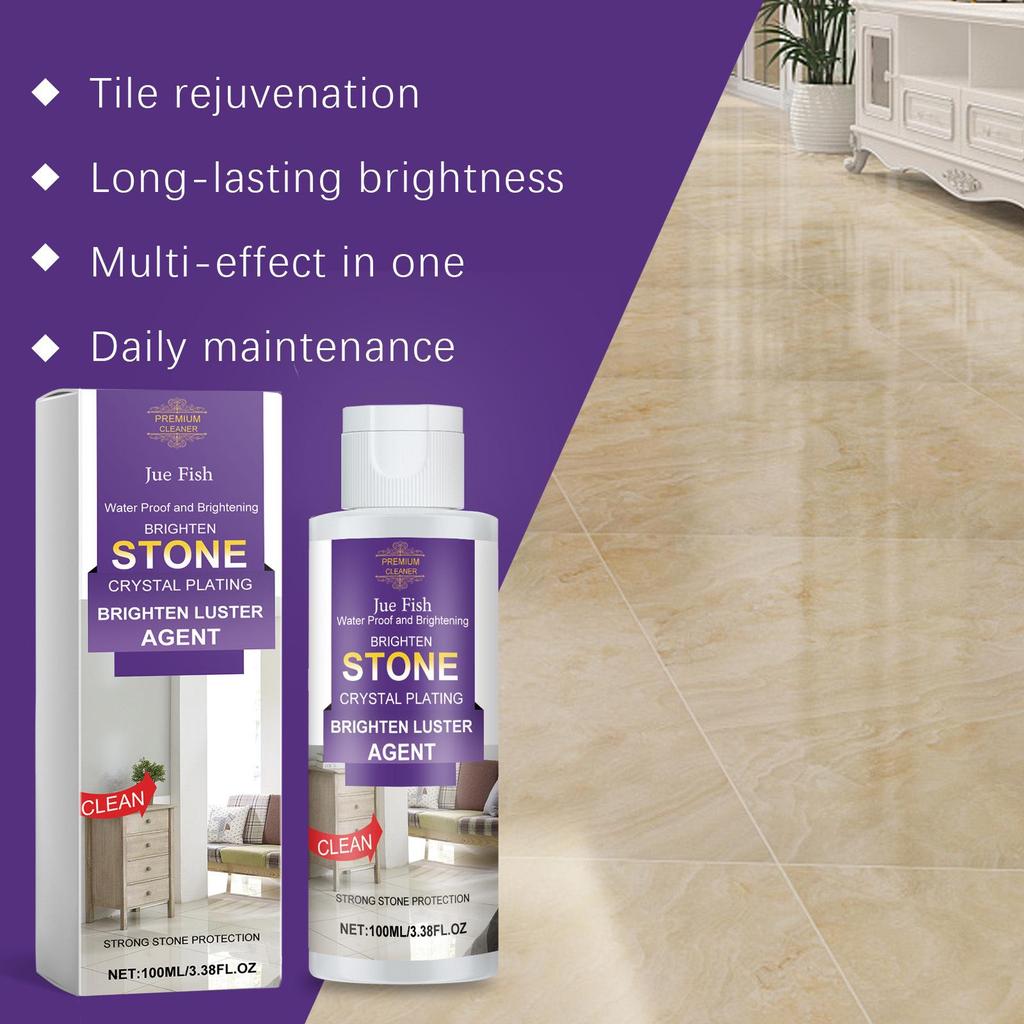 Jue-Fish Tile & Stone Floor Cleaner: Polishes, Degreases, Removes Stains & Dirt.
