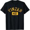 Pittsburgh Yinzer 412 Steel City Pennsylvania Funny Vintage T-Shirt