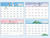 Sanrio Snoopy A4 Wall Calendar 2026 Japan NEW Sanrio Characters
