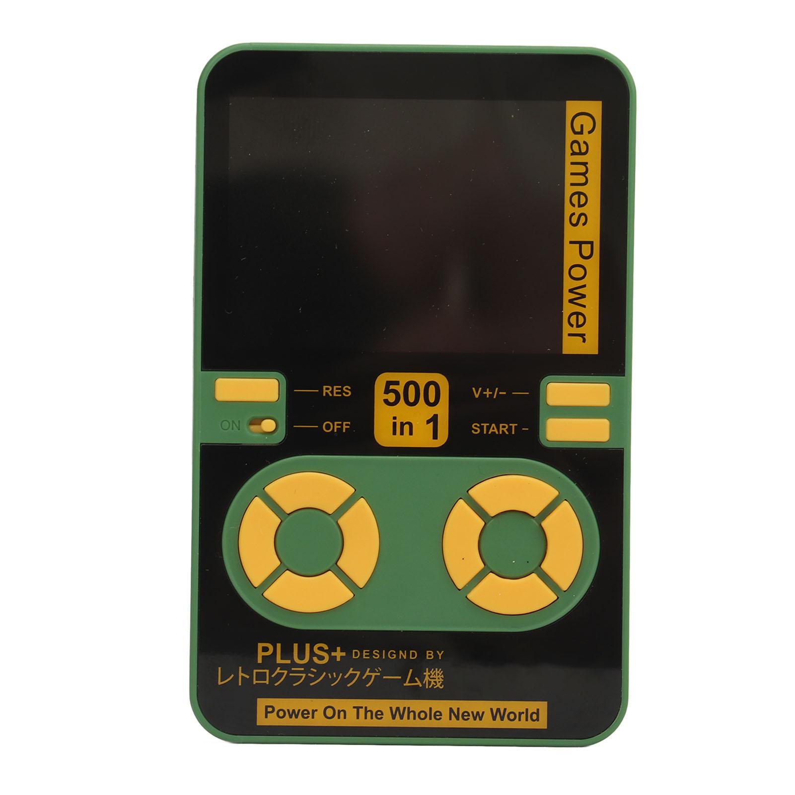 

Handheld Video Game Console 2 in 1 Rechargeable Portable 2.4in TFT Color Game Console Power Bank