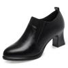  Zapatos De Mujer Women Fashion Black Pointed Toe Stiletto Heel Boots Lady Classic Brown Shoes  Botas Femininas Ab773