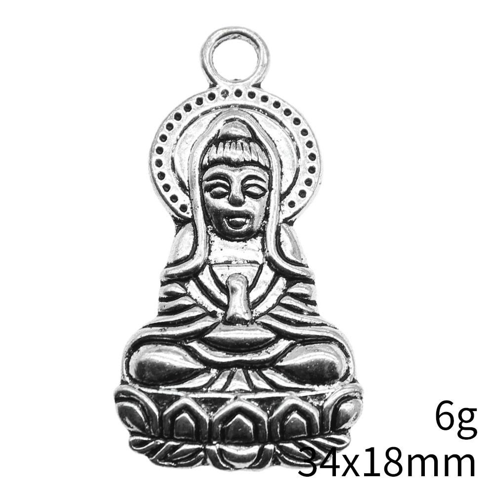 Thanksgiving Day Charms For Nails Buddha Statue Charms Pendant Home Garden Bracelet Pendant