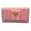 Used PRADA Prada 6-ring Key Case Ribbon Saffiano Pink