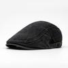 Washed Cotton Vintage Newsboy Cap Solid Color Beret Hat Casual Breathable Ivy Cap For Men Women Daily Outdoor Street Wear