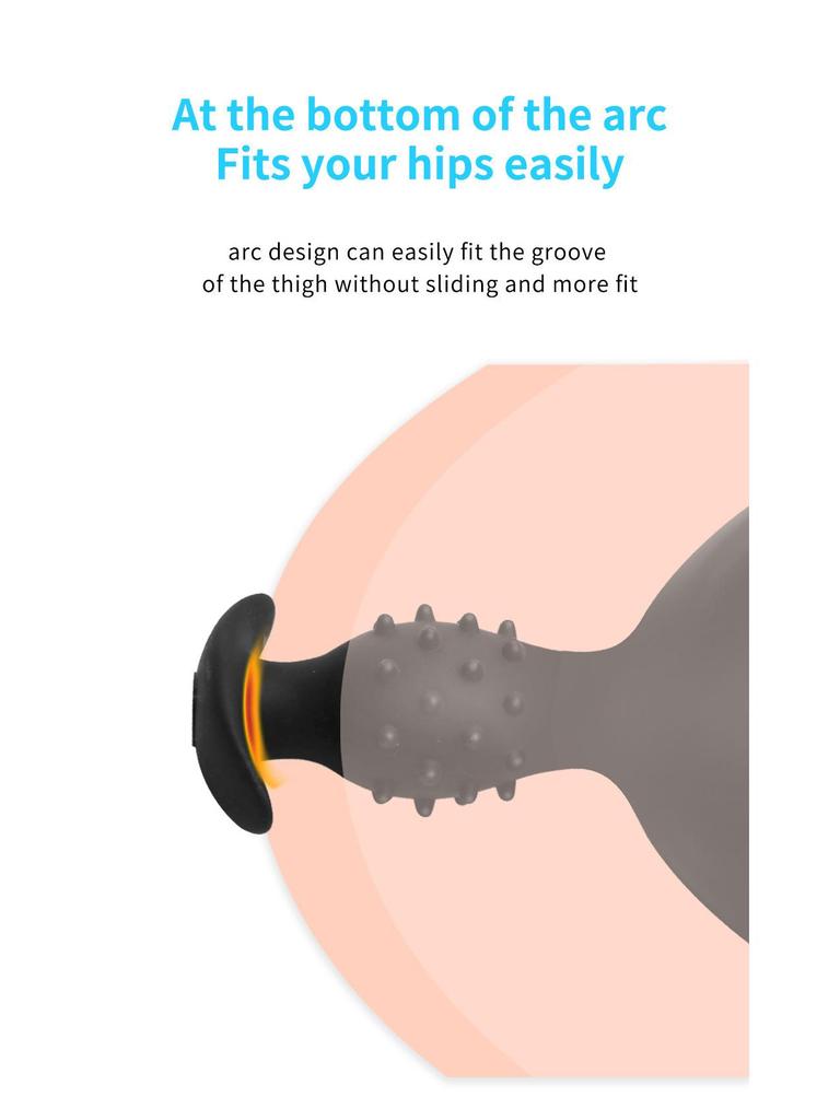 Aal-Silikon aufblasbarer Anal-Dilatator für Männer und Frauen - Super langer hinterer Masturbator.