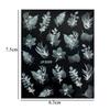 5D Nail Art Decals Decoration Self Adhesive Nail Art Stickers Manicure Design White Snow Sticker for Nail Design Merry Christmas