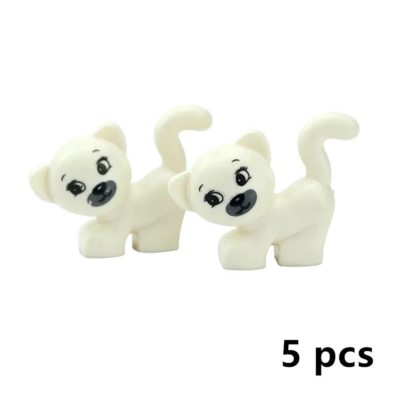 DIY Creative Model Cute Animal MOC Building Blocks Brick Little Pet Zoo Dog Duck Tortoise Penguin Cat Pig Bird Rabbit Toys