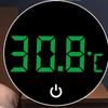 Self-Adhesive Digital Aquarium Thermometer Cordless LED Display Fish Tank Thermometer High Precision External