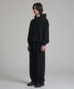 Noming One-Pleat Wide Sweatpants - Black