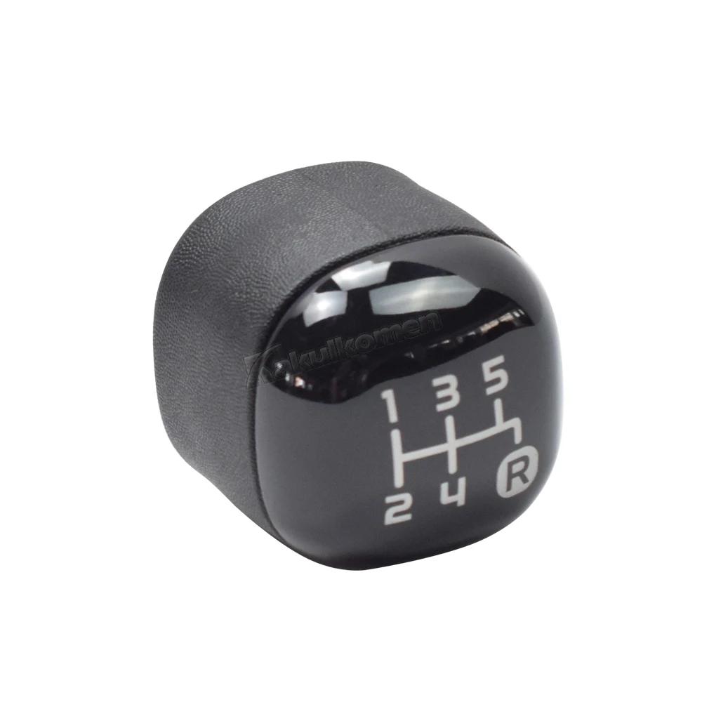 Car Gear Shift Knob Lever Change Gearbox Shifter Plastic For Fiat Panda 2012 Manual Transmission Handle 5 Speed Car Accessories