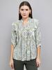 Women Regular Fit Beige Top