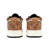 Jordan Air Jordan 1 Low Top Vintage Basketball Shoes Women's White Brown DZ5368-201(Team40-S-BOX)