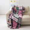Flamingo Pattern Blanket Decoration Flannel Soft Comfortable Home Blanket Warm Blanket Birthday Gift