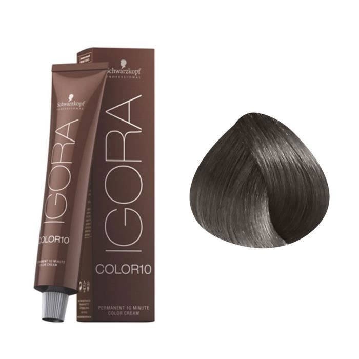 

Coloration permanente - Schwarzkopf - 10 minutes chrono - Blond Moyen Cendré Fumé - 60ml - Sans ammoniaque