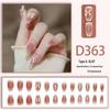 Summer Fresh Peach Heart Ombre Nail Art with Diamond Accents
