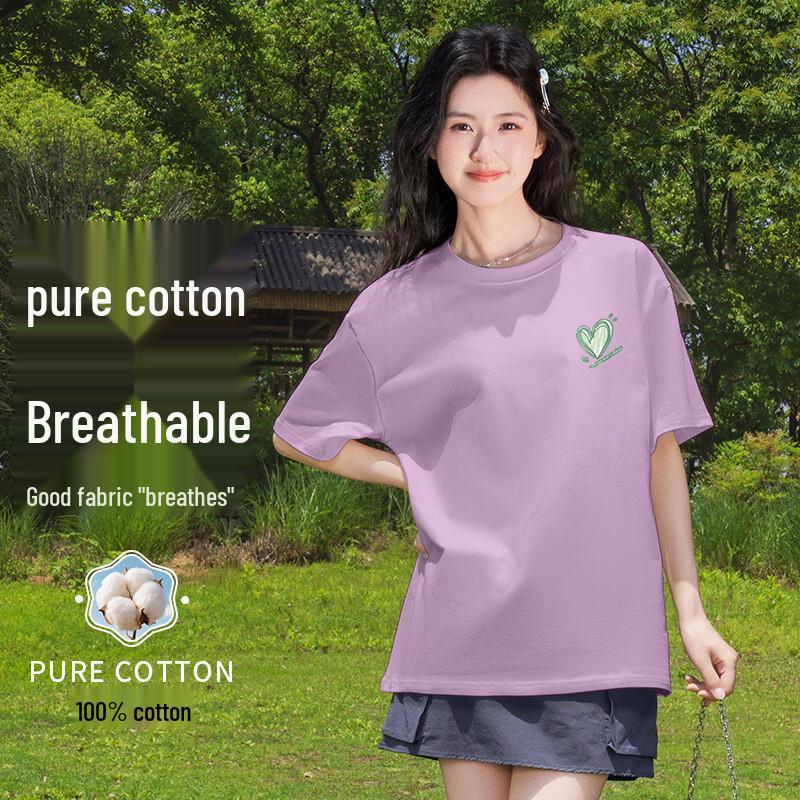 Baleno Women s Loose Fit Green Heart Logo T-Shirt XL