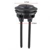 Round Black Toilet Flush Button for Efficient Water Usage in Bathrooms