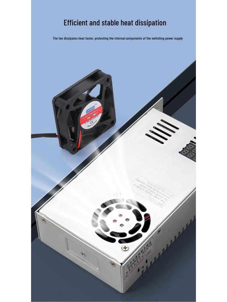 Switching Power Supply MSE-600W, DC 24V-90V, Digital Display, 50A Analog Control