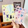 8Sheets Princess Costume Assembly Puzzle Stickers Cartoon Series DIY Decals for Phone Laptop Luggage Skateboard Fun Gift