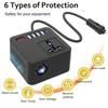 100W Automotive Inverter DC12V/24V To DC120V/220V, Peak LED With LED Display, Outlet Power Car Inverter Adapter, Fast Charging