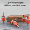 Woodworking Limit Countersunk Drill Adjustable Cone Drill Punching Screw Installation Woodworking Countersunk Drill with Limiter