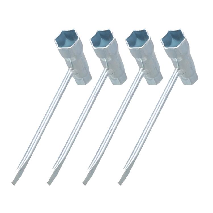 4Pcs Ergonomic Sparks Plug Socket Wrench for Gasolines Chainsaw Brush Cutter 13mm-19mm Stainless Steel Spanner