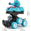 3 Pack Tank Monster Truck Toys: Friction Driven Push And Pull Toy Cars, Inertia Car Playset Stunt Toys, Suitable for Boys And Girls Ages 3-6