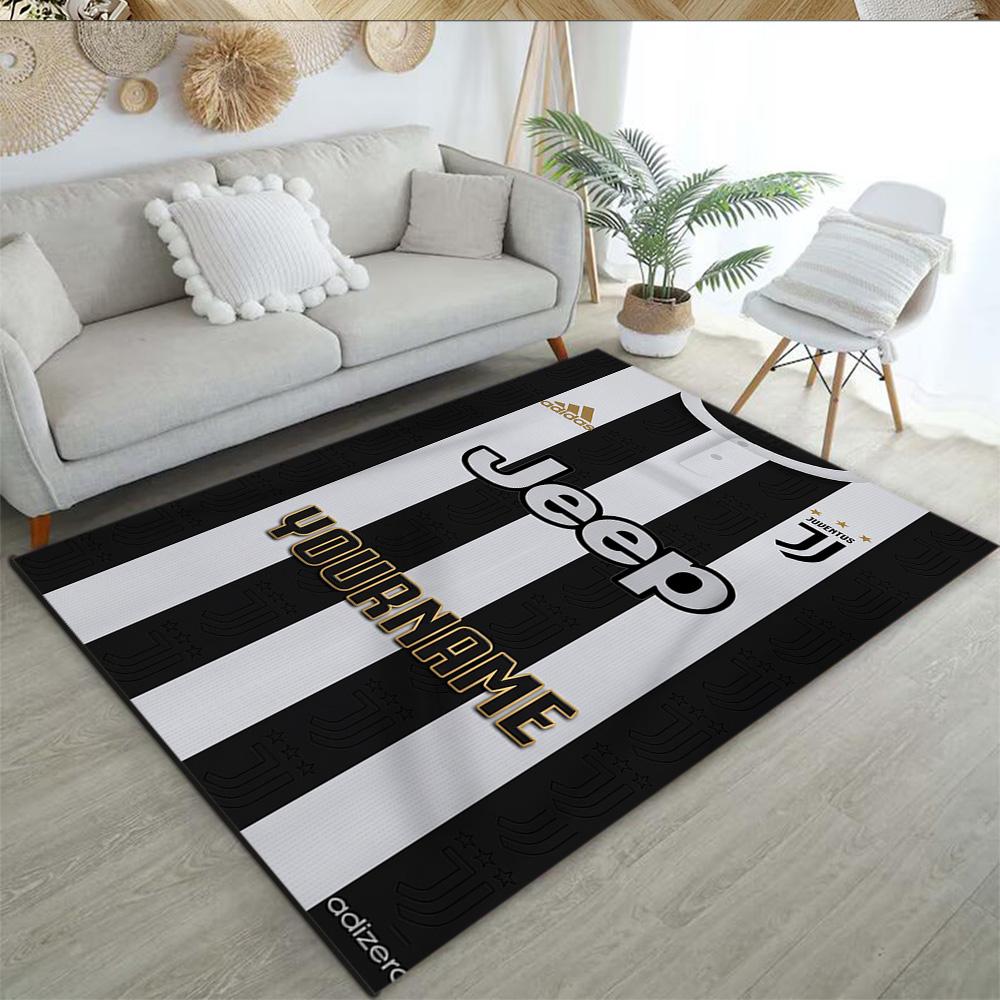 Juventus Customize Your Name Area Rug Suitable for Dormitory Entryway Balcony Study room Antislip Carpet Decorate Offices