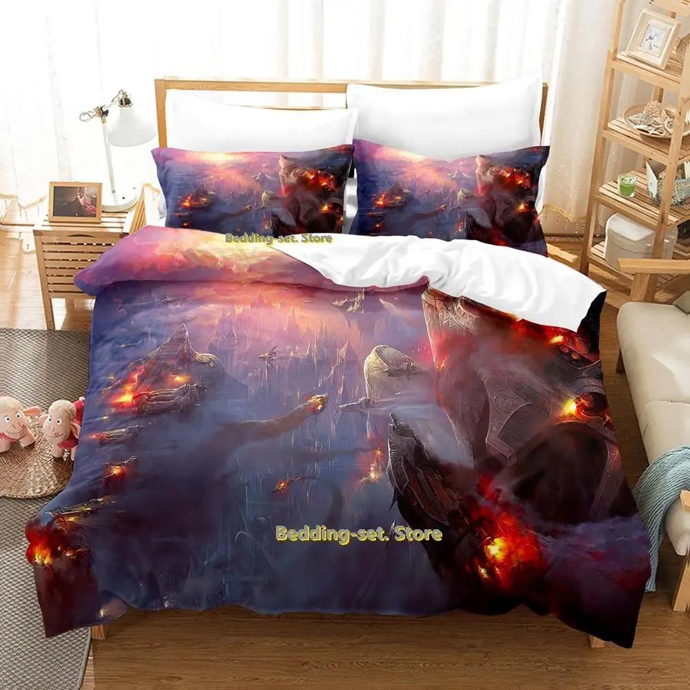 New Sci Fi Battle Bedding Set Single Twin Full Queen King Size Bed Set Adult Kid Bedroom Duvetcover Sets Anime parure de lit Bed
