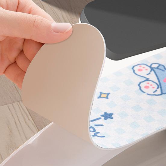 Toilet Seat Cartoon Pattern Non-Slip Waterproof Toilet Seat Pad Easy To Clean Reusable Hygienic Waterproof Toilet Seat Protector