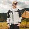 JEEP Men's Fashion Patchwork Windproof Hooded Jacket