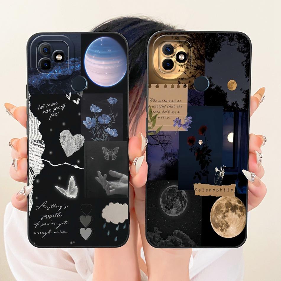 For Itel Vision 1 / P36 / Vision 1 Plus / Itel P36 Play L6005 Fashion Dusk Beach Painting Phone Case Soft Silicone Cover Bumpers