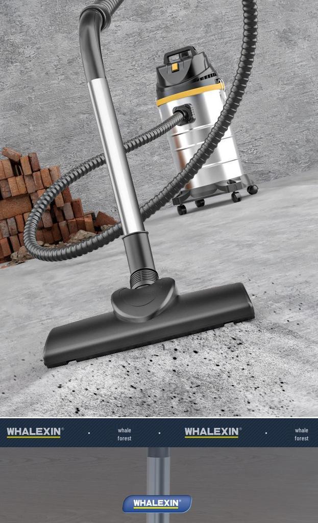 JingSen German Vacuum Cleaner: Dual-Use Wet/Dry & Large Suction for Household and Industrial Cleaning
