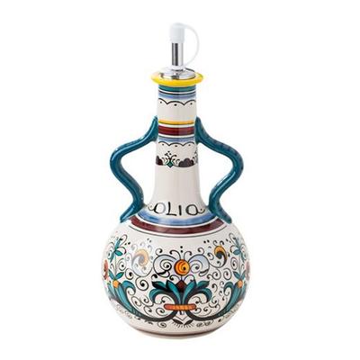 Olive Oil Dispenser Embossed Ceramic Oil Vinegar Bottle Oil Ceramic Oil Storage Can Dispenser 7 P5P7