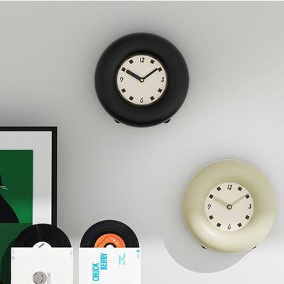 Korean Style Cute Table Desk ClockDigital Round Desk Clocks Vintage Retro ClockNordic Bedroom Living Room Home Decor