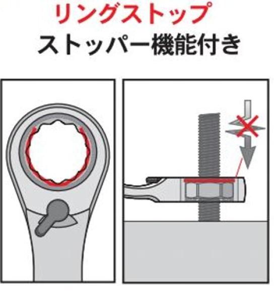 Reverse Gear Wrench 17mm Pro-Auto RGW-17