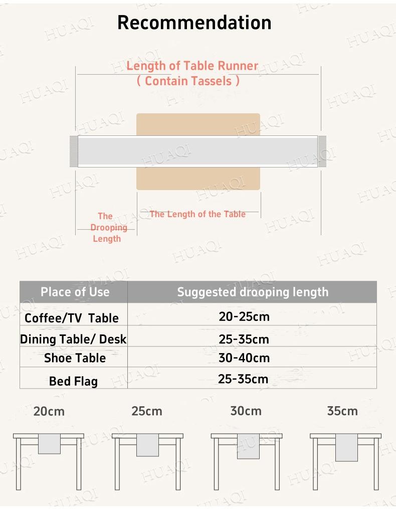 Luxury Embroidered Table Runner  Home Restaurant Table Decoration Chinese Brocade Embroidered Decoration Long Strip Table Cloth