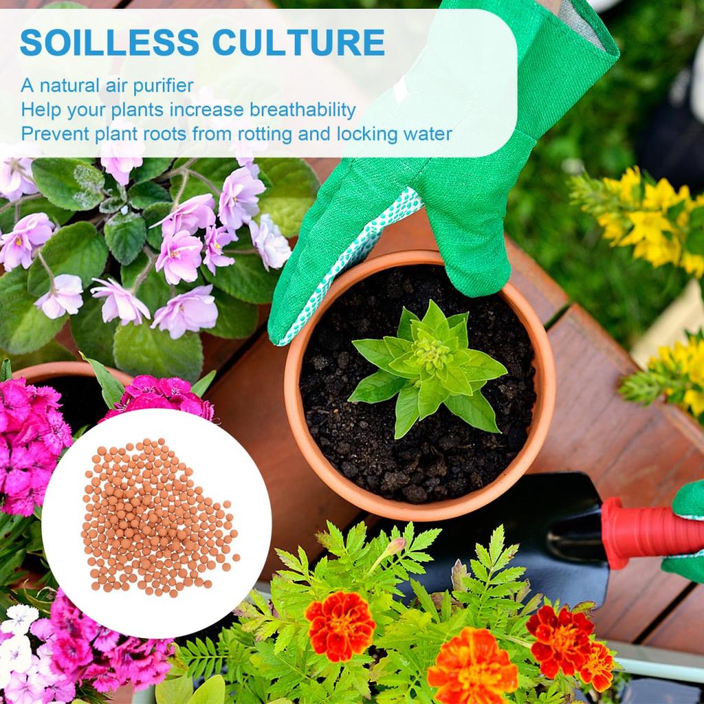 HANABASS Hydroball Aquarium Culture Ball for Hydroponic Cultivation (L+S)