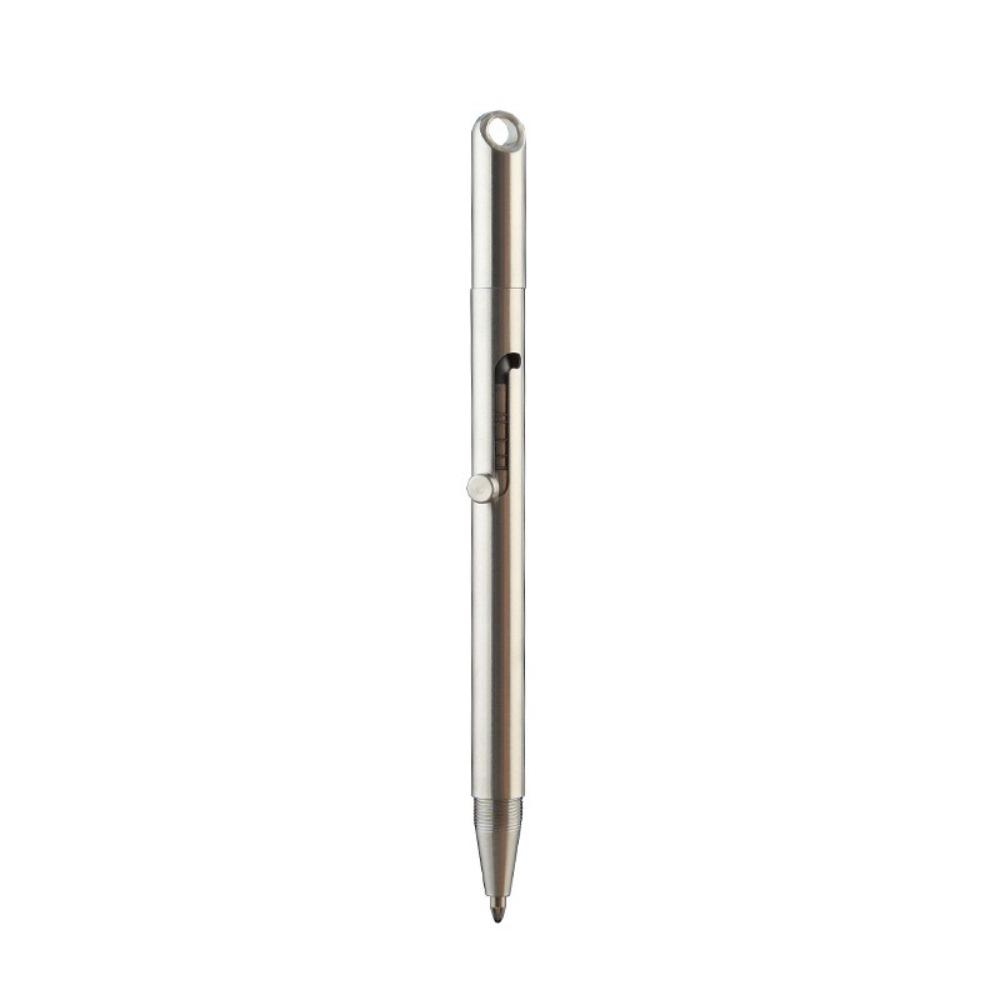 

2 IN 1 Bolt Pen Portable Business Signature Pen Harpen-free Pencil Portable Travel Metal Neutral Ballpoint Pen Office Stationery серебряный